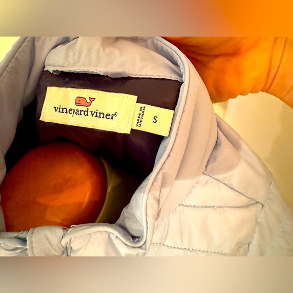 Girls Vineyard Vines Light Fall Puffer Jacket Size S - Picture 2 of 4